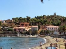 Beach at Collioure France